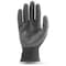 Lift Safety CRINKLE LATEX PALM Black 13g Polyester Knit Glove with Latex Palm  MED G15PCL-KM - alternate 3